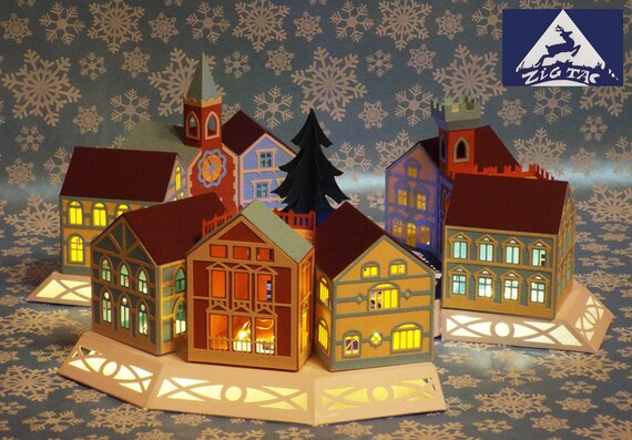 Download Free 3d Svg And Studio File Lantern Christmas Square A Decor Etsy SVG DXF Cut File