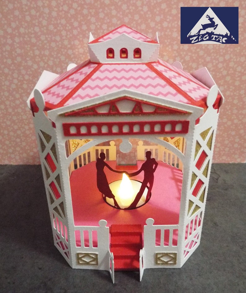 Download 3d Svg And Studio File Dancing In The Light Valentine Lantern Set Tutorials Papercraft Kromasol Com