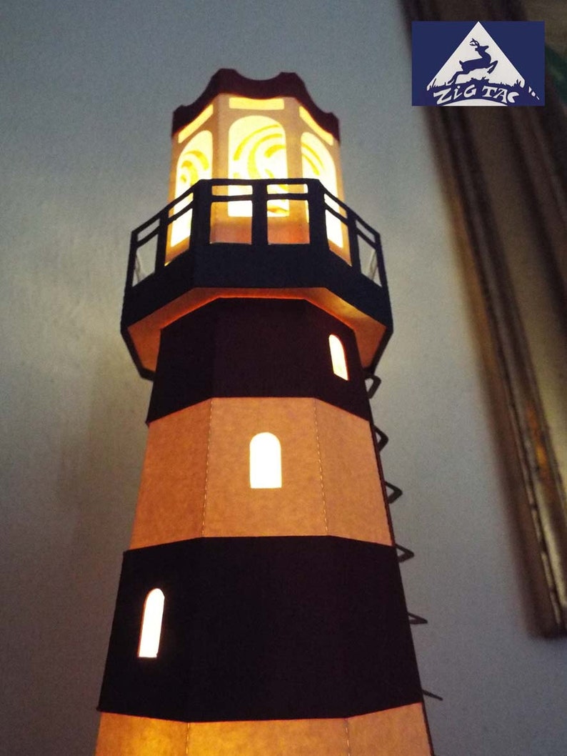 Download 3D SVG and studio file lighthouse lantern | Etsy