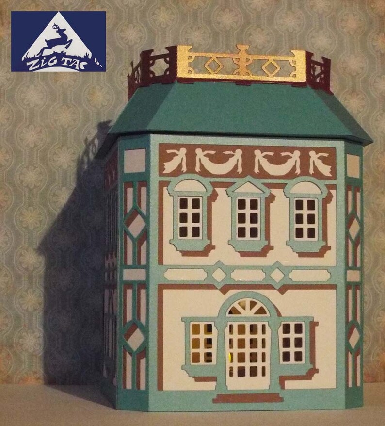 Download 3D svg House lantern renaissance style | Etsy