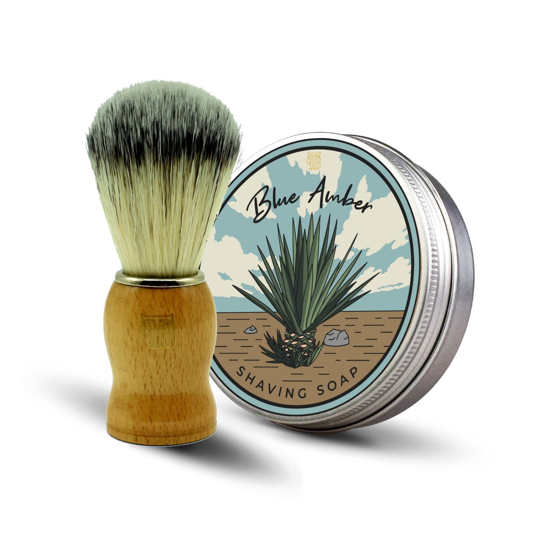Blue Amber Traditional Shaving Soap: Available With or Without Shaving ...