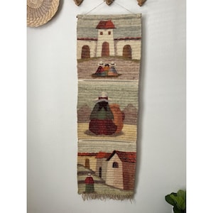 Vintage Peruvian Tapestry - Etsy