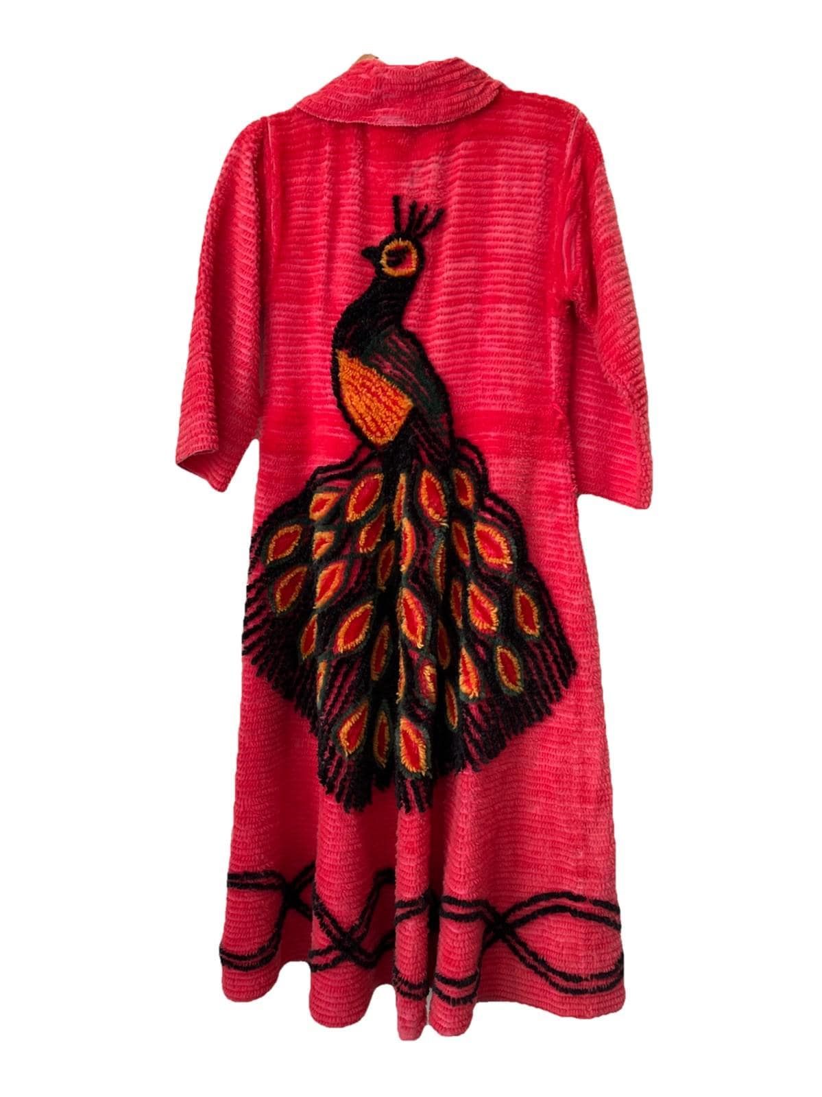 Vintage Peacock Robe - Etsy