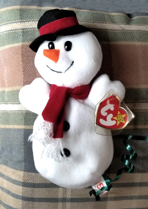 snowman beanie baby