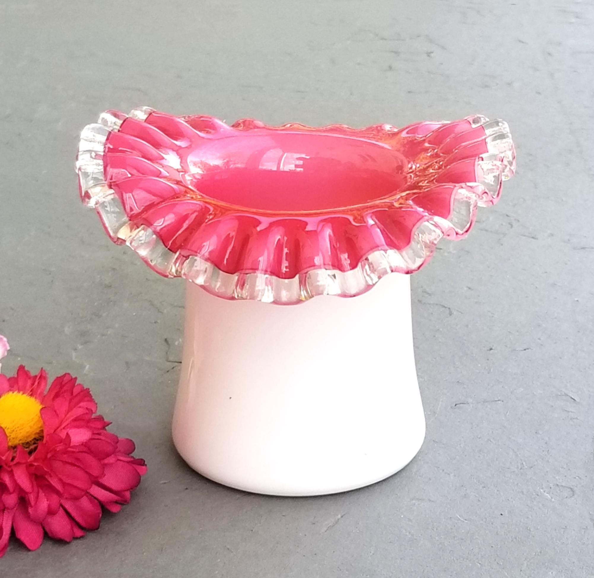 Fenton Pink Crest - Etsy
