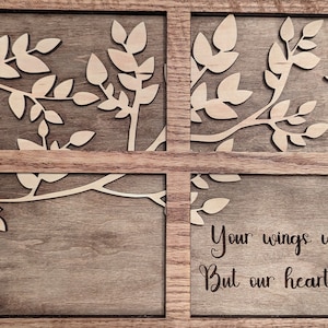 Memorial svg,cdr,pdf,ai,dxf, digital files glowforge basic, glowforge pro