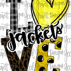 Love Jackets PNG for Sublimation or Print