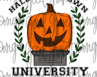 Halloweentown University PNG for Sublimation or Print