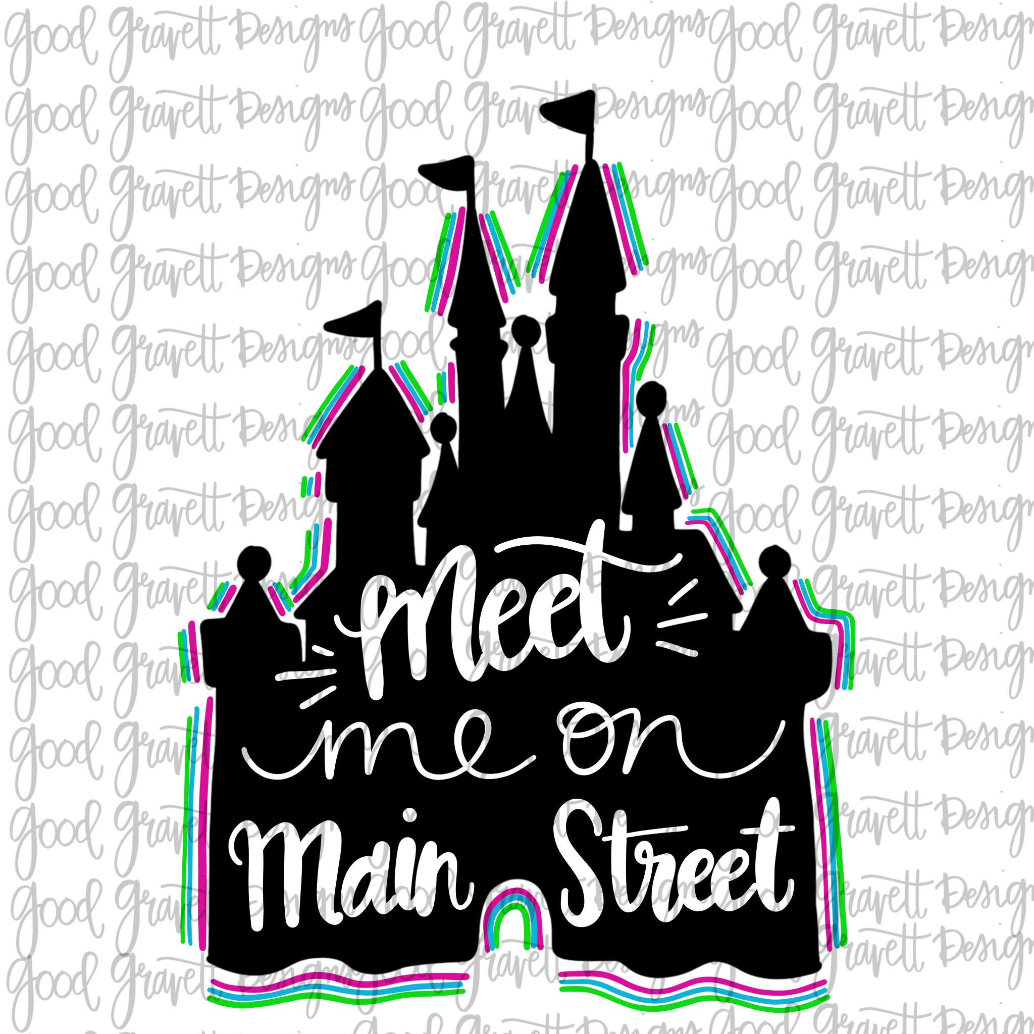 Meet Me on Main Street PNG for Sublimation or Print Etsy