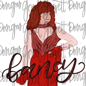 Fancy Reba PNG for Sublimation or Print