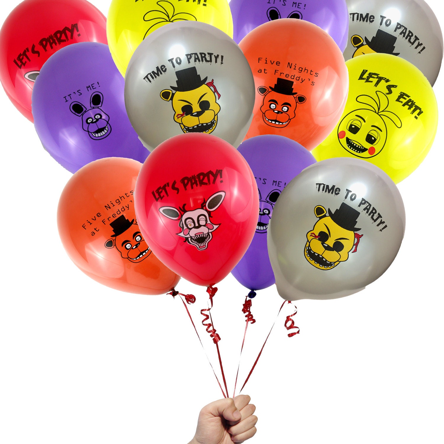 FNAF Five Nights At Freddy´s Party Theme Halloween Decor Disposable Birthday  Party Tableware Digital Balloon Background Supplie - AliExpress