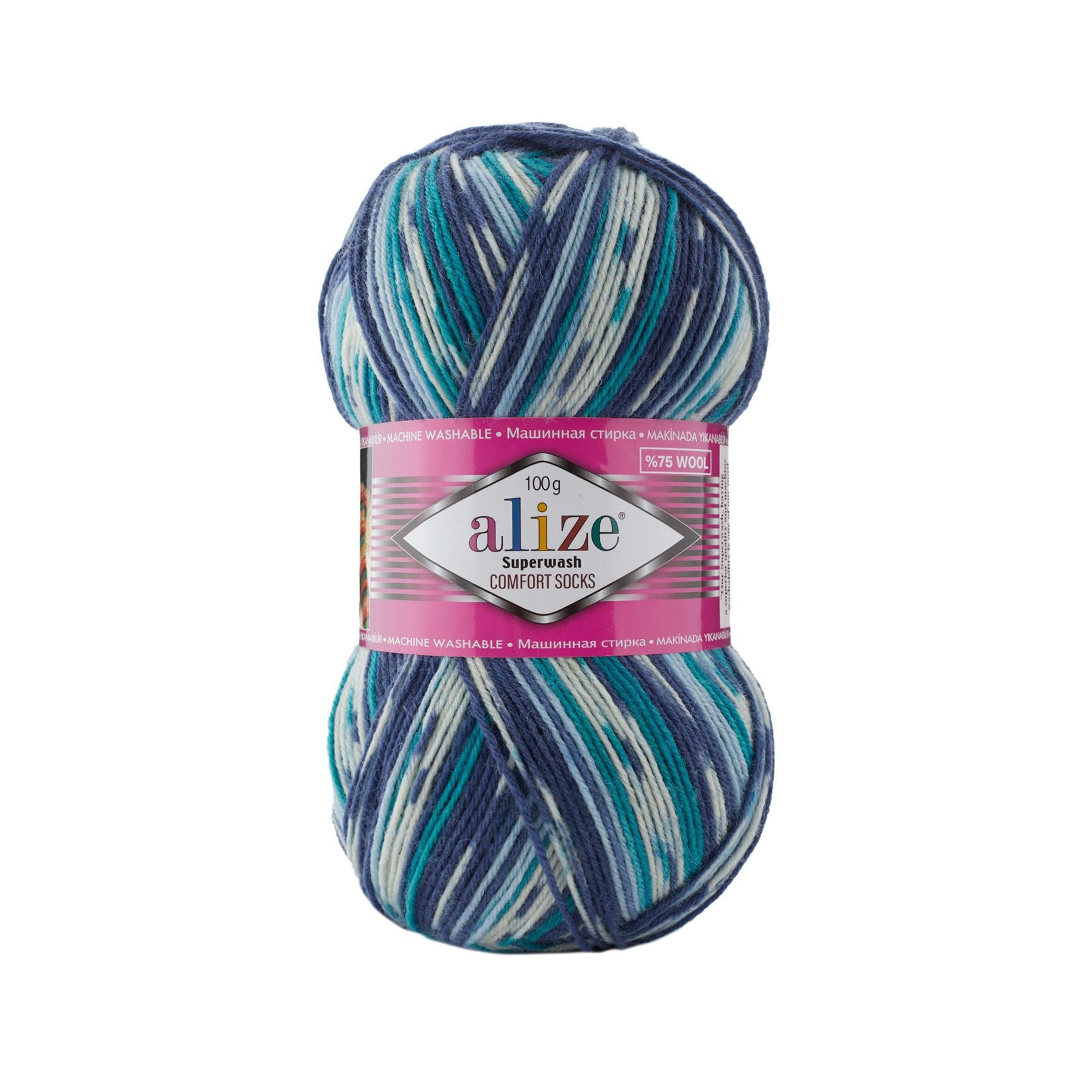 Laine pour chaussettes Alize Wooltime - Easy & Comfy - Superwash