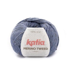 Katia Merino tweed, tweed yarn, merino wool tweed, soft merino wool, aran worsted weight yarn, superwash merino wool