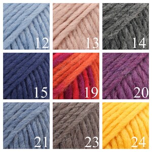 Drops Snow wool for felting, super bulky yarn, 50 g - 50 m, felting wool, winter yarn image 3