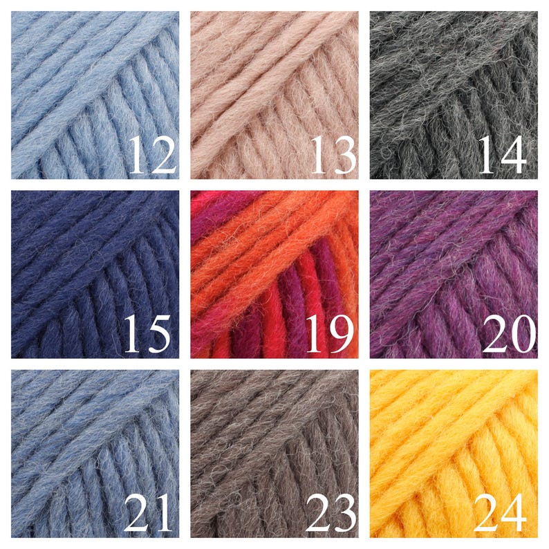 Drops Snow wool for felting, super bulky yarn, 50 g - 50 m, felting wool, winter yarn image 3
