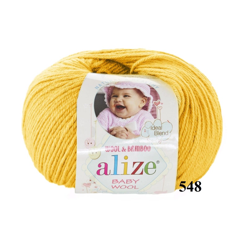 Alize Baby Wool, fil doux pour bébé, fil pour enfants, 50 g 175 m, fil de poids sport image 7