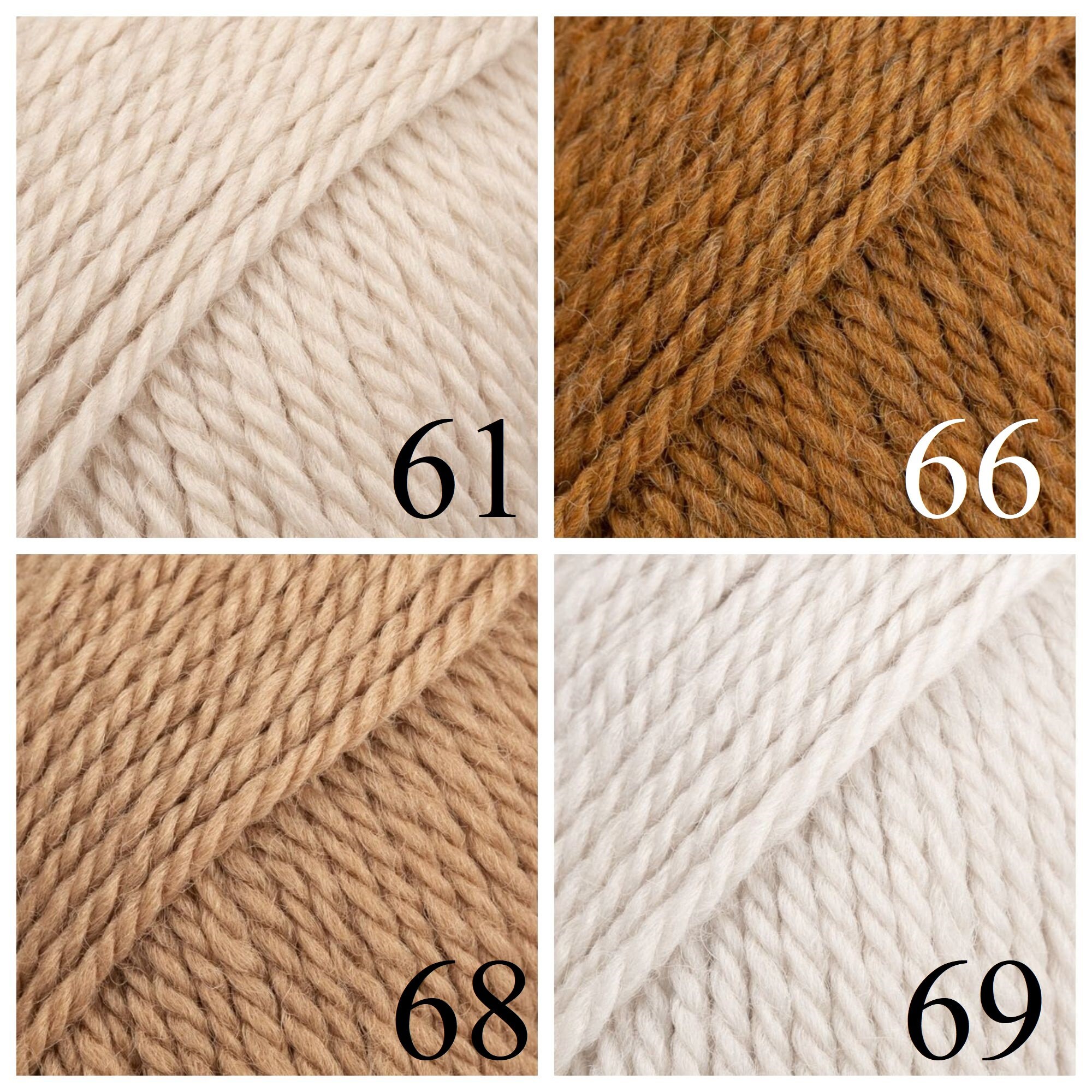 Gotas de hilo de Alaska, lana, hilo de lana de peso aran peinado para  tejer, lana gruesa, hilo de lana pura suave, hilo natural -  México