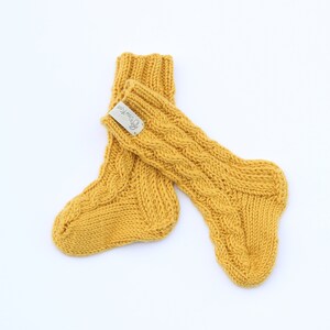 Chaussettes Hautes De Genou Tricotees Chaussettes De Bebe De Etsy