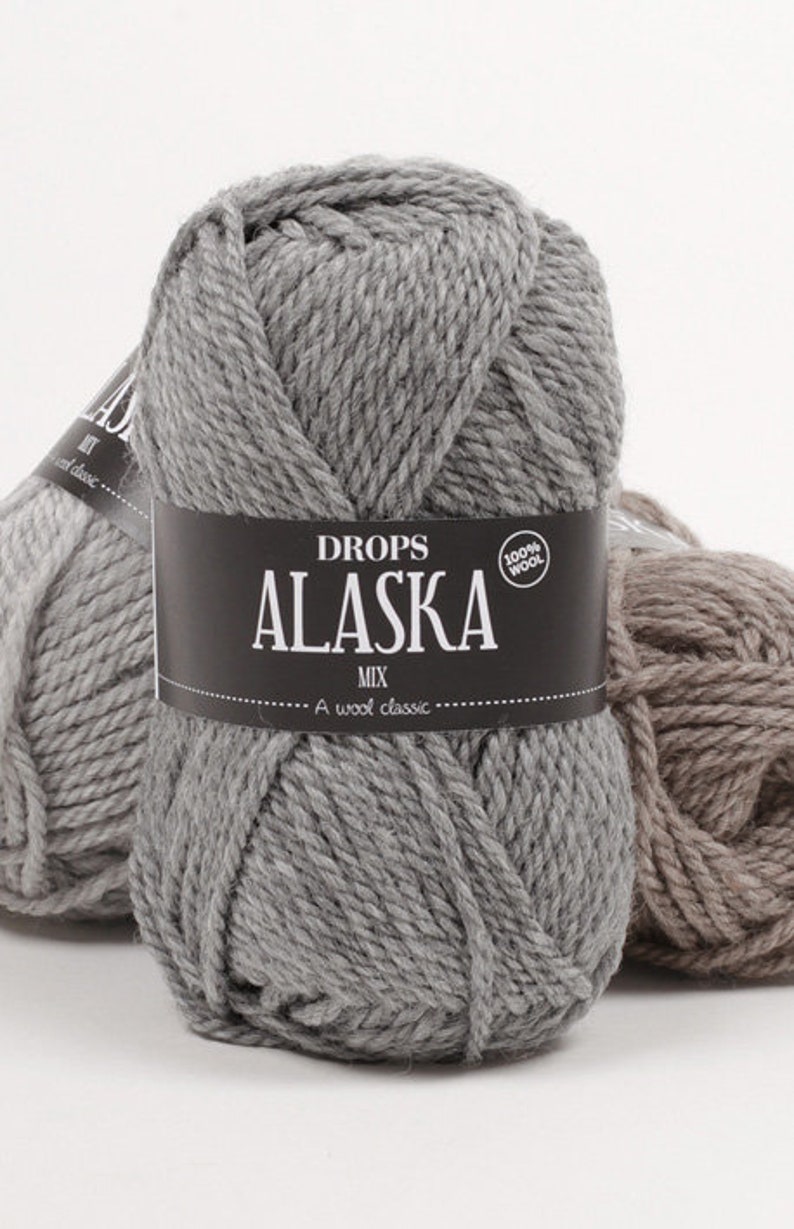 Drops alaska drops wool 10 ply aran yarn worsted weight Etsy 日本
