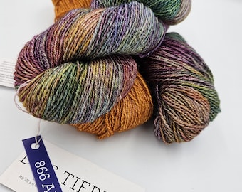 Malabrigo Dos Tierras, merino wool and baby alpaca, DK weight yarn, hand dyed yarn, 100 g - 193 m