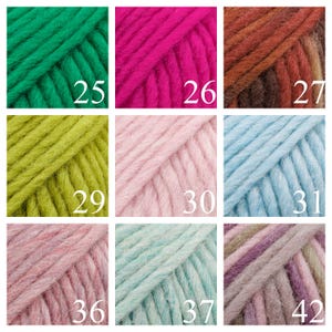Drops Snow wool for felting, super bulky yarn, 50 g - 50 m, felting wool, winter yarn image 4
