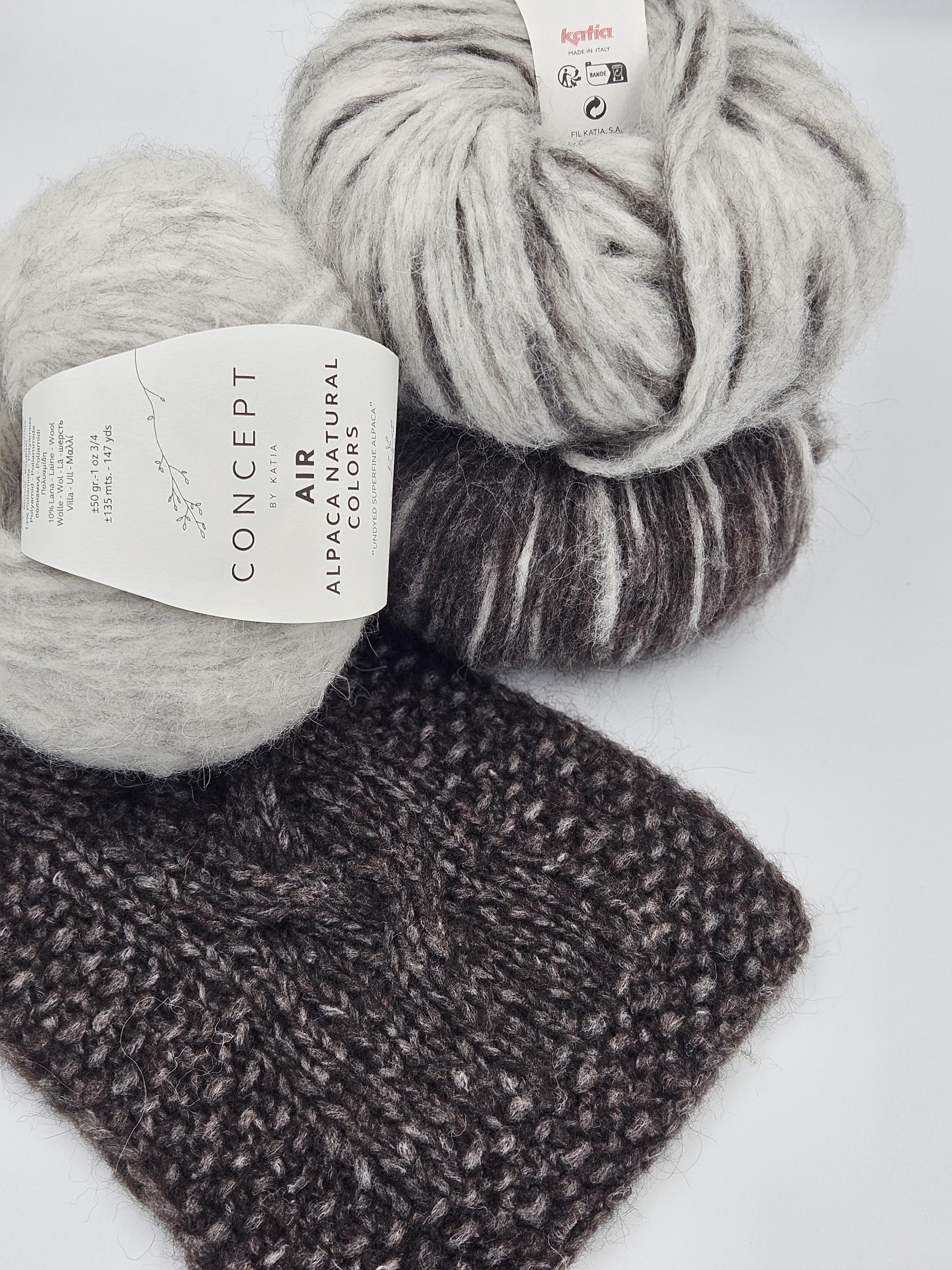 コンセプト バイ カティア エア アルパカ ナチュラルカラー、無染色