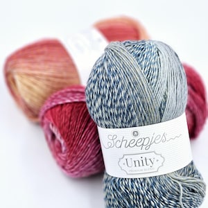 Scheepjes Our Tribe, Scheepjes Unity, superwash merino wool, gradient yarn merino wool, sport weight yarn, colorful yarn