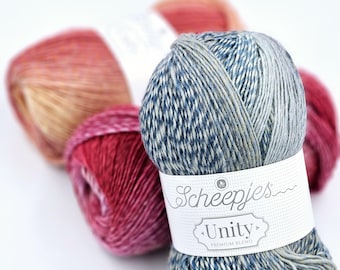 Scheepjes Our Tribe, Scheepjes Unity, superwash merino wool, gradient yarn merino wool, sport weight yarn, colorful yarn