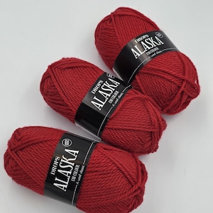 Drops alaska, drops wool, 10 ply aran yarn worsted weight wool, untreated yarn, drops yarn for hat sweaters mittens knitting yarn, pure wool