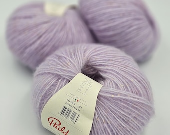 Phildar Venus, filato spazzolato, baby alpaca e lana merino, filato con paillettes