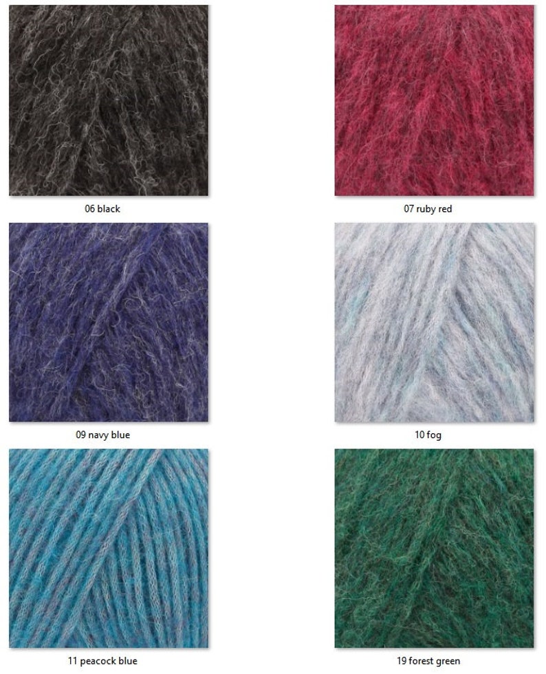 Drops air aran weight knitting yarn alpaca yarn and merino Etsy