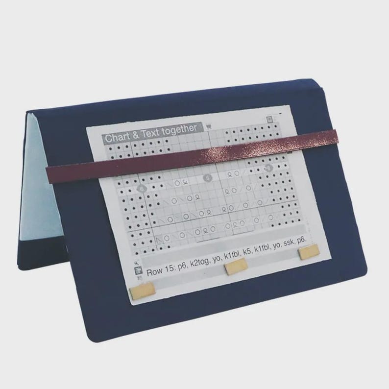 Pattern Keeper Chart Knitting Chart Keeper, Pattern Holder With Magnets - Etsy