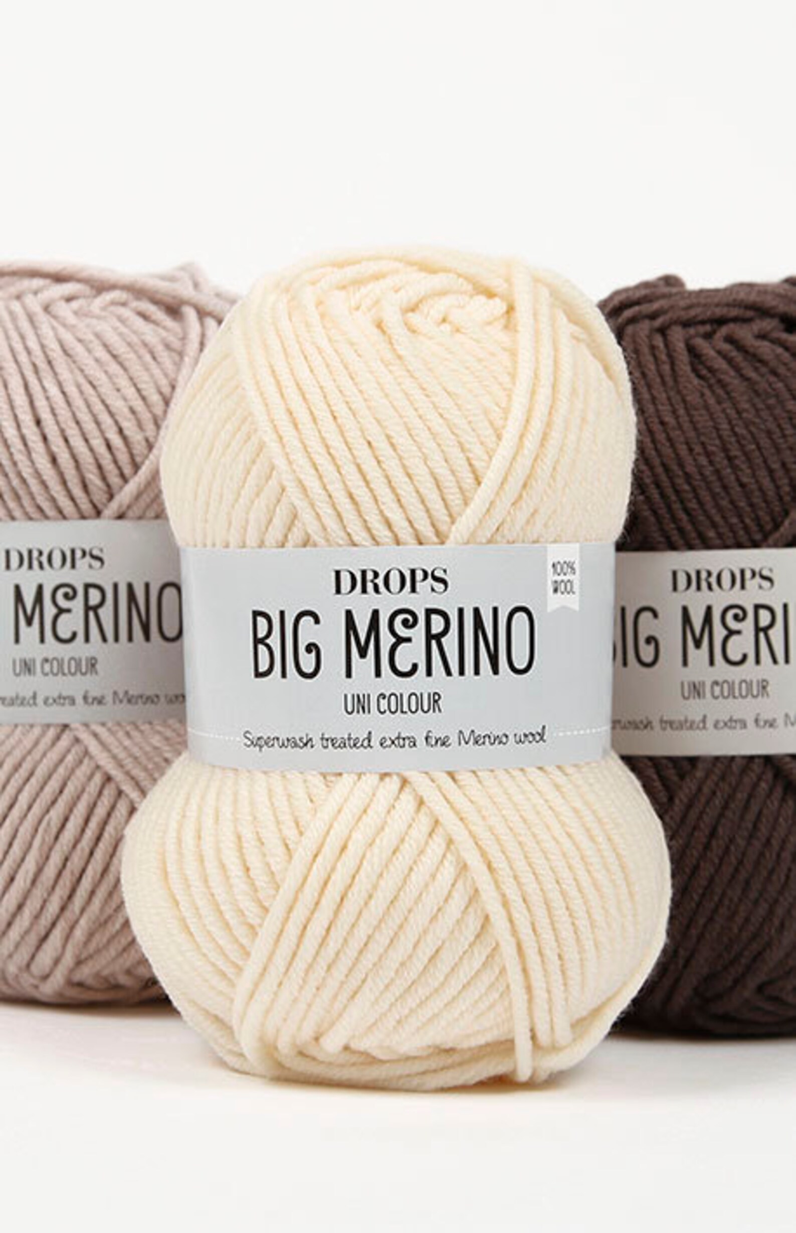 Drops Big Merino superwash treated extra fine merino wool 10 Etsy