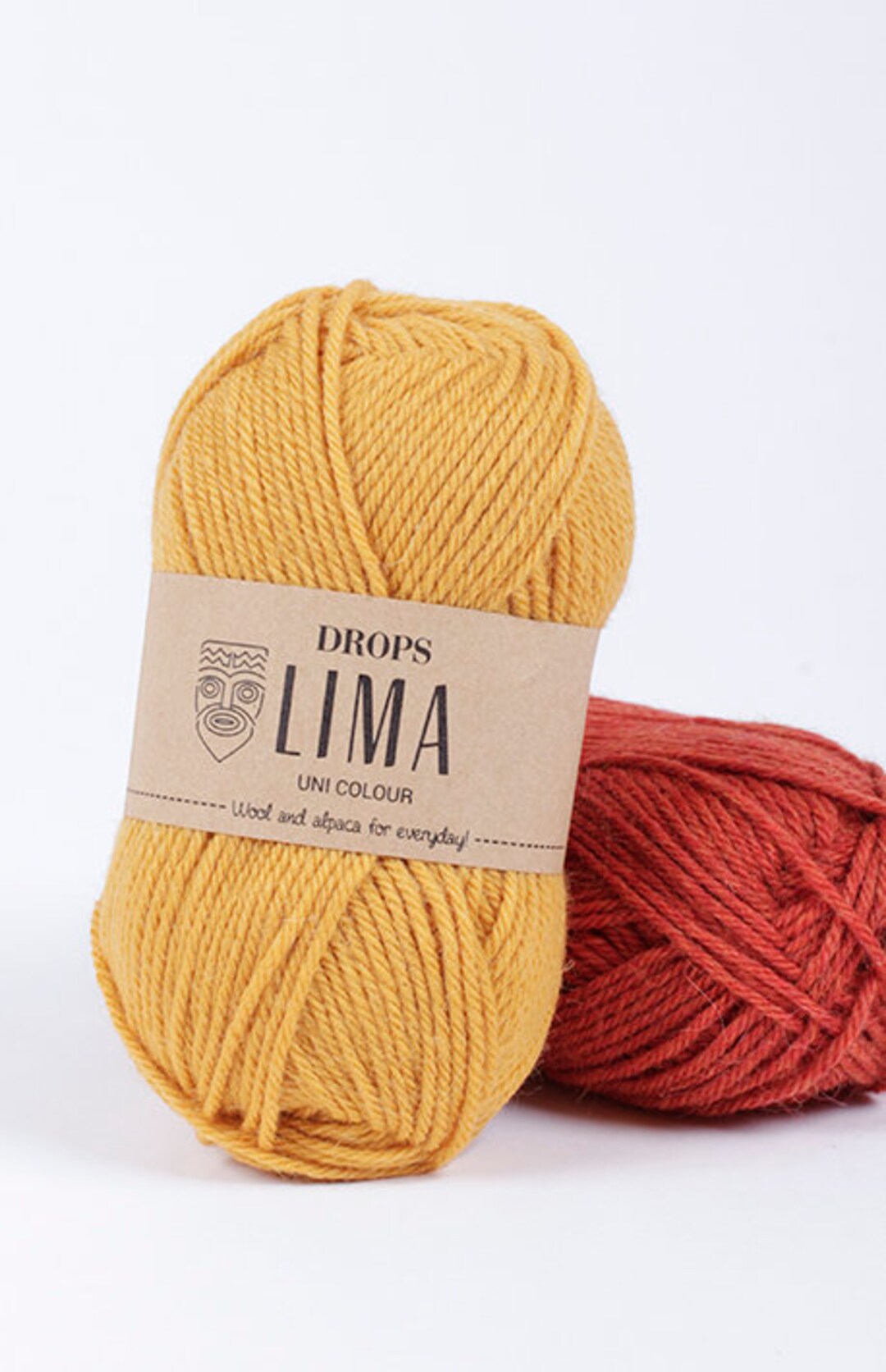 Drops Lima Every Day Yarn, Wool and Alpaca, 8 Ply DK Worsted Weight