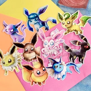 Eeveelution Stickers | Cute