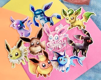 Eeveelution Stickers | Cute
