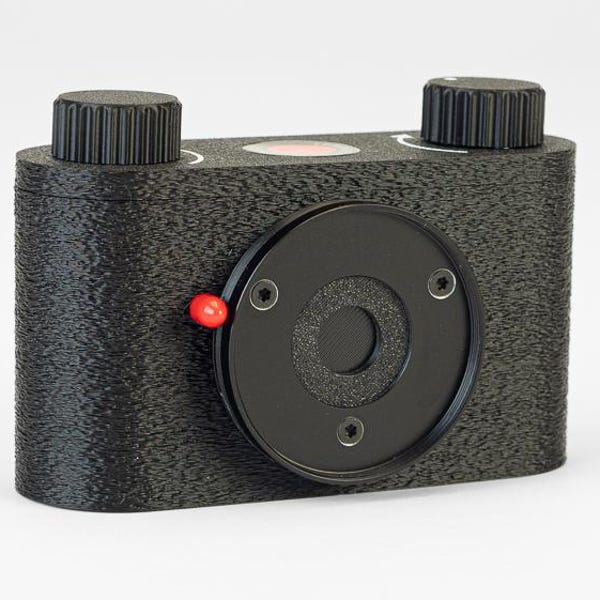 Handmade pinhole camera. 35mm