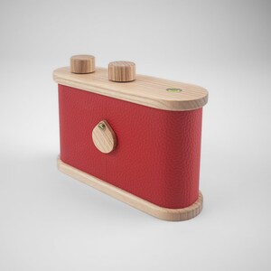 66 Pinhole Camera. Handmade Red finish image 3