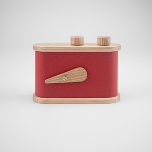 66 Pinhole Camera. Handmade - Red finish