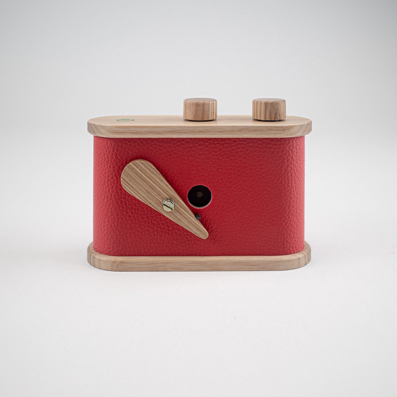 66 Pinhole Camera. Handmade Red finish image 5