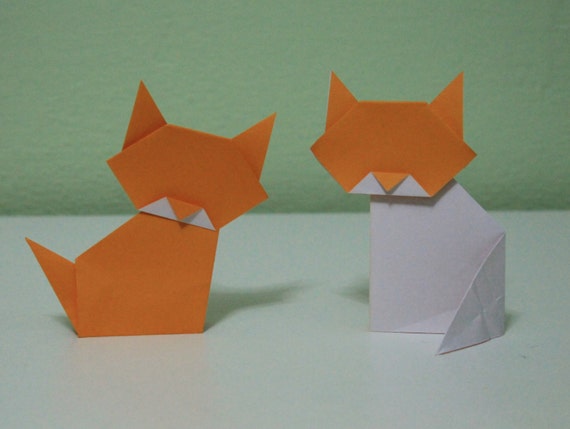 Cats Origami Couple