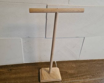 Practical necklace stand, size L, approx. 40 cm high, necklace holder, jewelry stand, natural, 3 parts