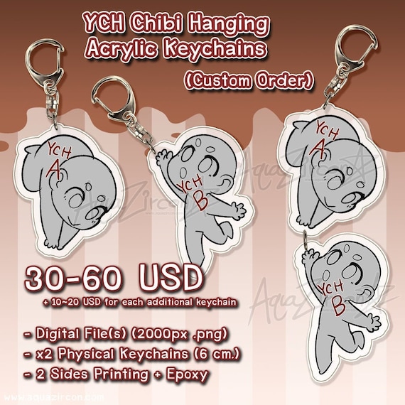 custom acrylic keychains