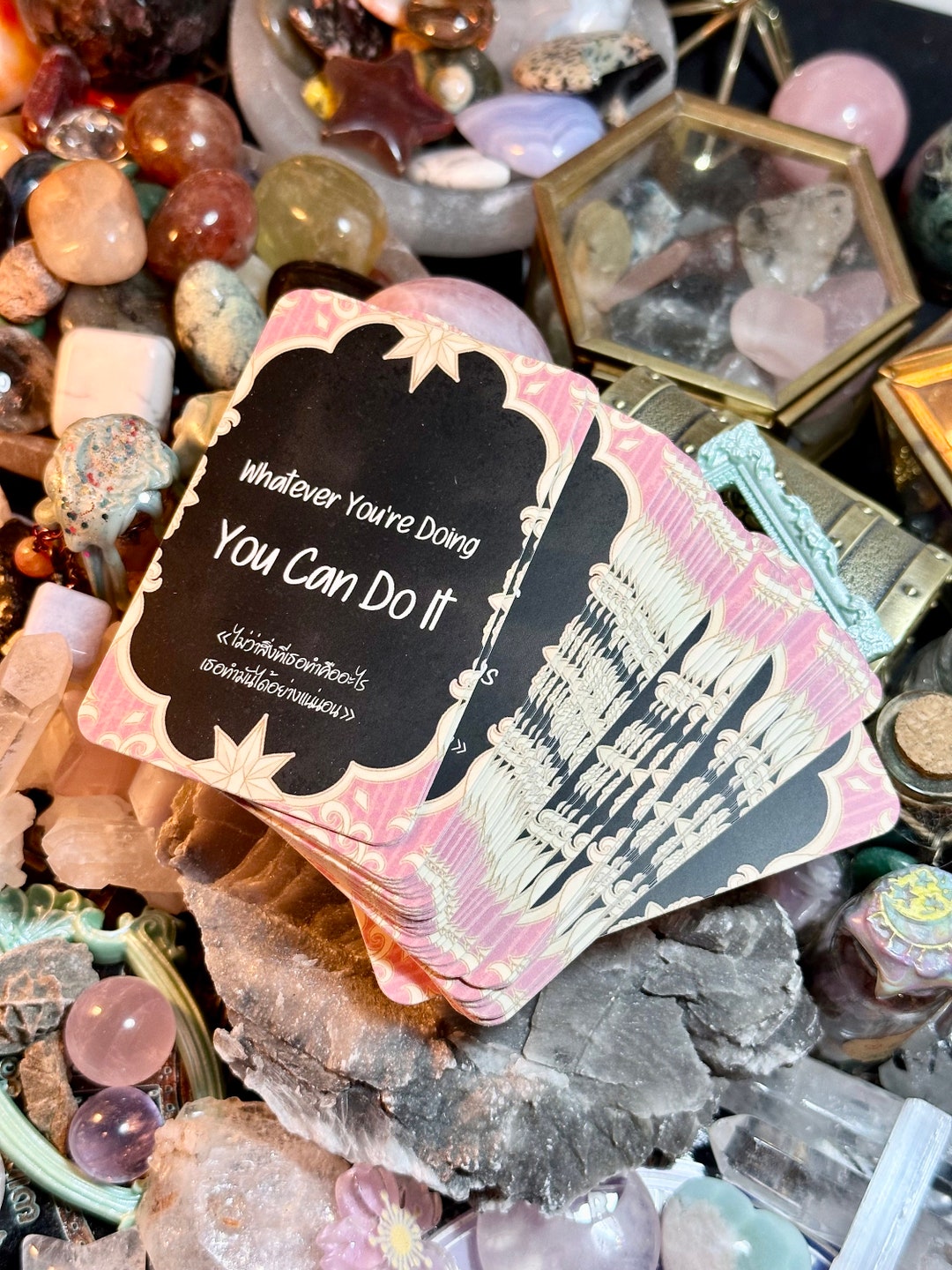 Pink - 40 Cards Answers & Advice Oracle Deck - MADE TO ORDER - Etsy