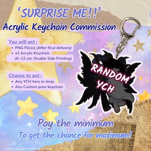 Surprise Me! Custom Acrylic Keychains [CUSTOM ORDER]