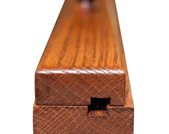 Michaels Quilt Clamp | Amish Oak Quilt Hanger | Tapestry Hanger | Compression Quilt Rug Wall Hanger made of Solid Wood