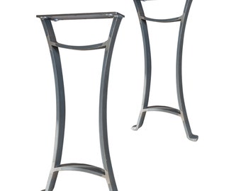 Handwelded Steel Console Table Base | Modern Metal Sofa Table Legs