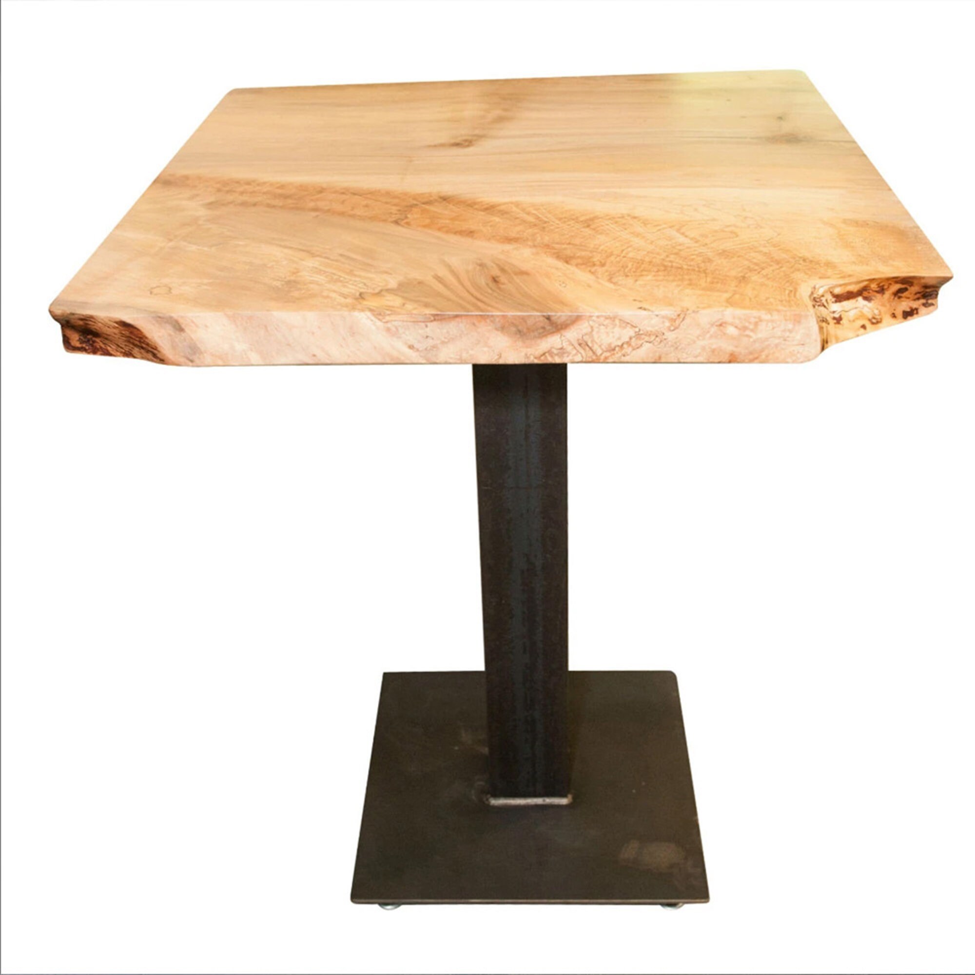 Maple Bar Table Small Kitchen Bar Table Live Edge Counter Etsy