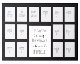 Tapis photo scolaire personnalisé | Préscolaire - 11e année, 12x16 (SANS CADRE)