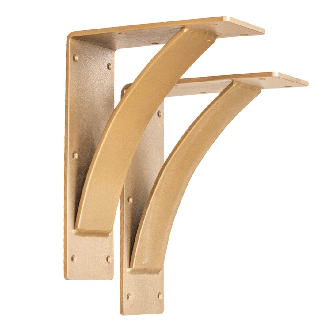 2 Pack Mist Bronze Heavy Duty Mantel Brackets Countertop Support